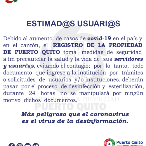 Casos de covid-19 en el país y en el cantón